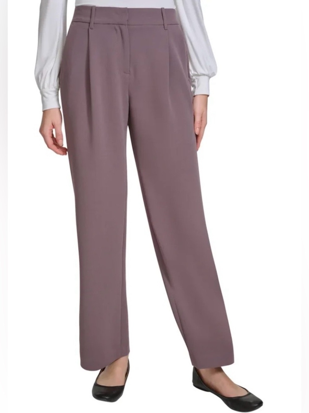 DKNY - Women's Wide Leg Dress Pants